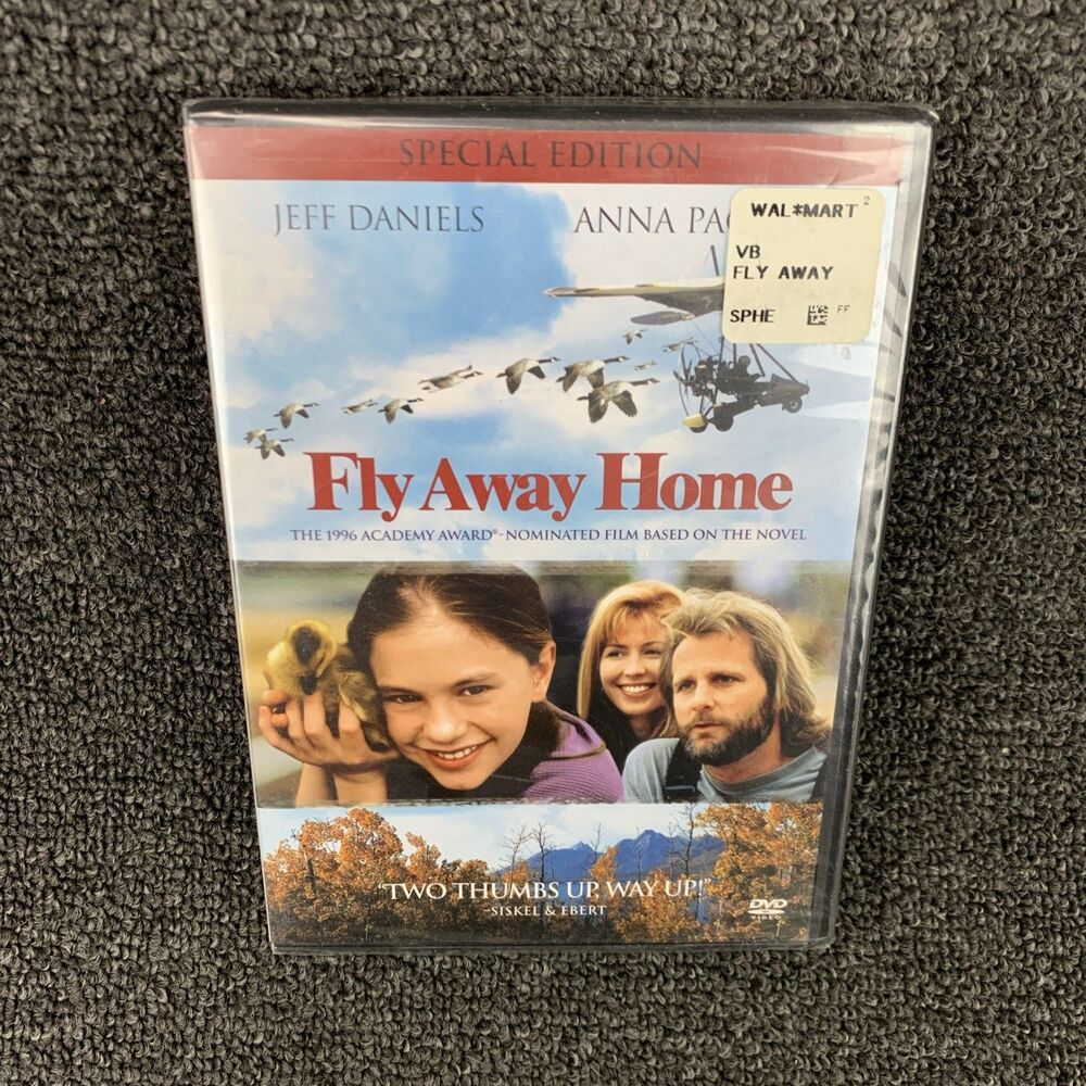 Fly Away Home (DVD, 1996) Anna Paquin Jeff Daniels Brand New Factory Sealed